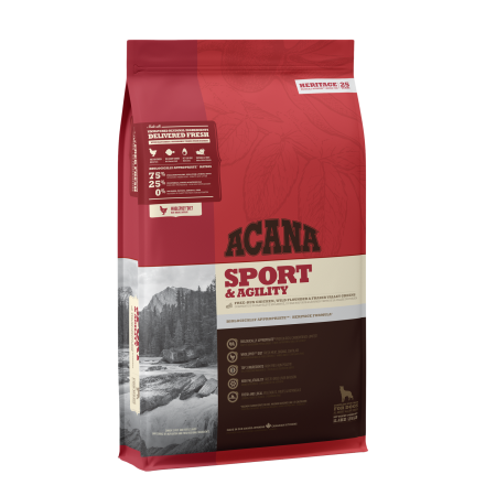 Acana Sport & Agility Dry Dog Food, 17 kg - أكانا سبورت و امب; — للكلاب طعام جاف، 17 كجم