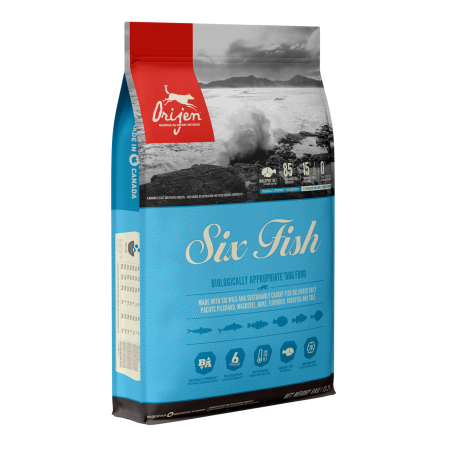Orijen Six Fish Dry Dog Food - أوريجن سيكس فيش — للكلاب طعام جاف