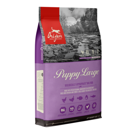 Orijen Large Breed Dry Puppy Food, 11.4 kg - أوريجن لارجي بريد — للكلاب طعام جاف الجِراء، 11.4 كجم