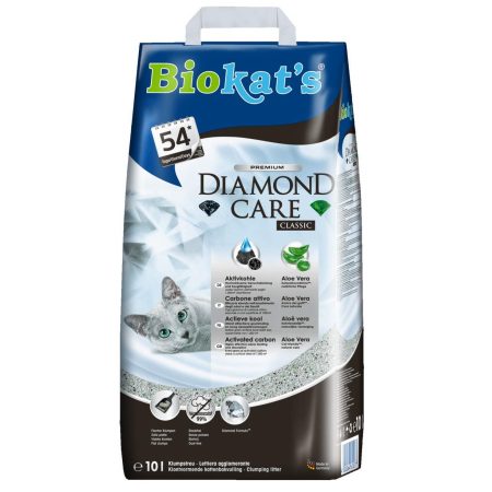 Biokat’s Diamond Care Classic Cat Litter, 8 L - بيوكات’س دياموند كاري (Biokat’s Diamond Care) — للقطط رمل قطط، 8 لتر