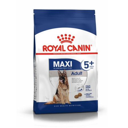 Royal Canin Maxi Dog (5+) Years Dry Dog Food, 15 kg - رويال كانين ماكسي — للكلاب طعام جاف، 15 كجم