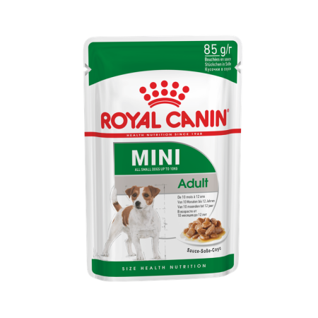 Royal Canin Mini Wet Dog Food, 85 g - رويال كانين ميني — للكلاب طعام رطب، 85 جم