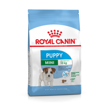 Royal Canin Mini Breed Dry Puppy Food, 2 kg - رويال كانين ميني — للكلاب طعام جاف الجِراء، 2 كجم