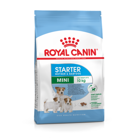 Royal Canin Mini Starter Mother & Babydog Dry Dog Food, 1 kg - رويال كانين ميني — للكلاب طعام جاف، 1 كجم
