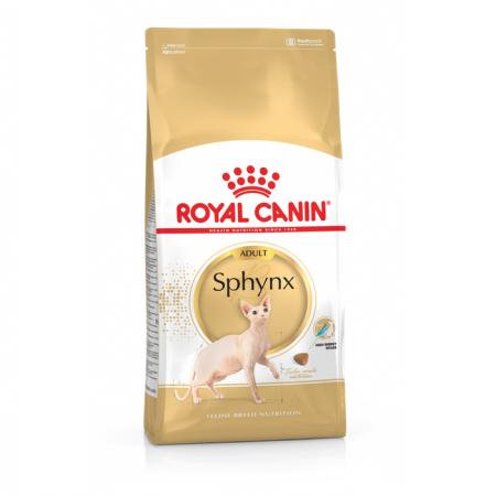 Royal Canin Sphynx Dry Cat Food, 2 kg - رويال كانين سفينكس — للقطط طعام جاف، 2 كجم