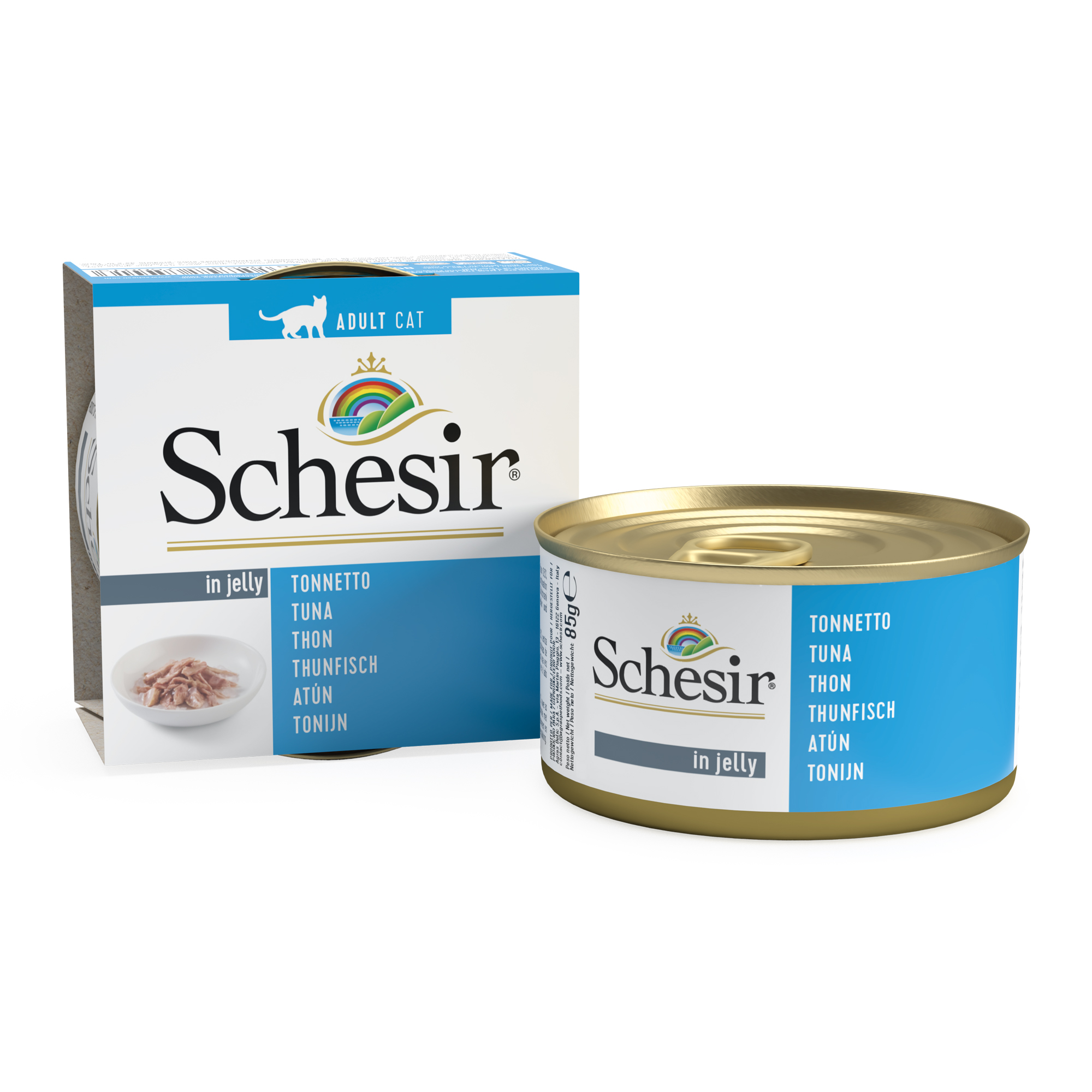 Schesir Tuna Wet Cat Food, 85g - شيسير تونا — للقطط طعام رطب بنكهة التونة، 85 جم - Image 3