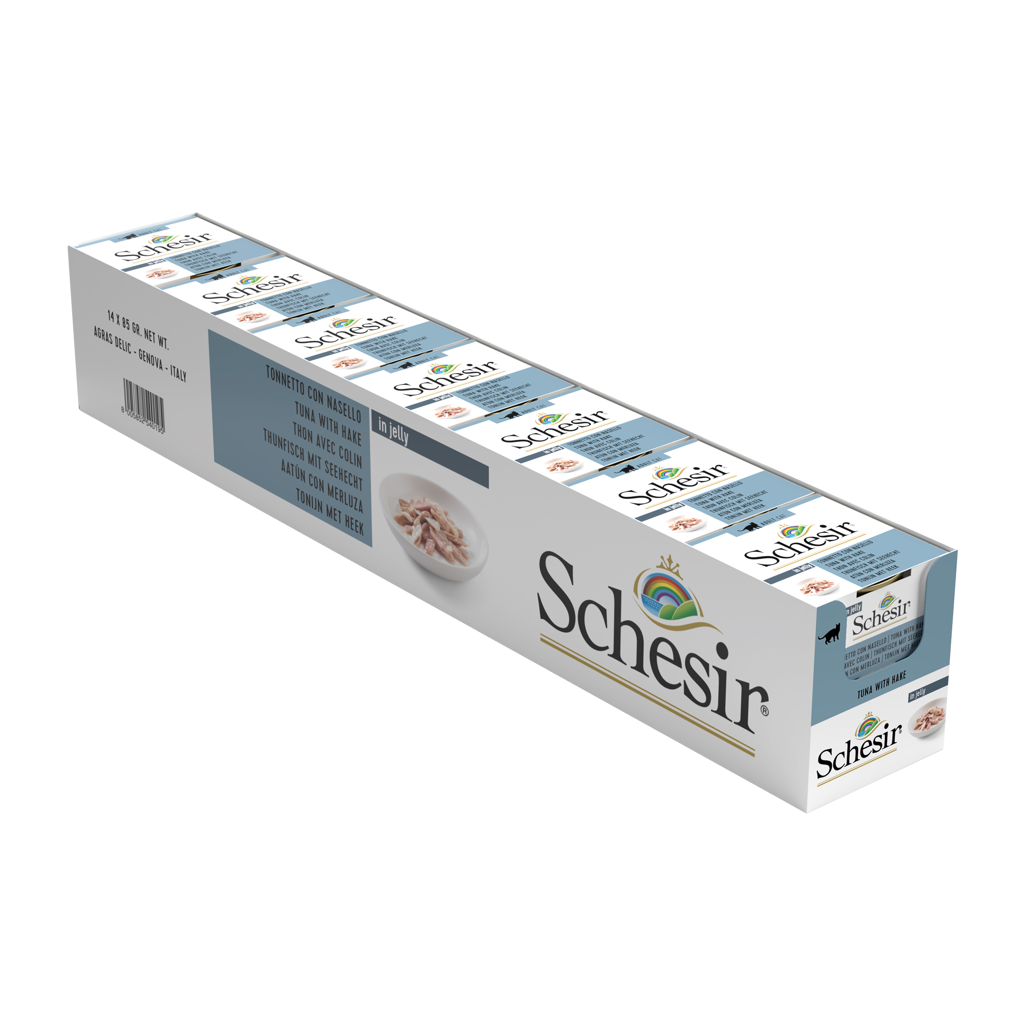 Schesir Tuna with Hake Wet Cat Food, 85g - شيسير تونا ويث — للقطط طعام رطب بنكهة التونة، 85 جم - Image 7