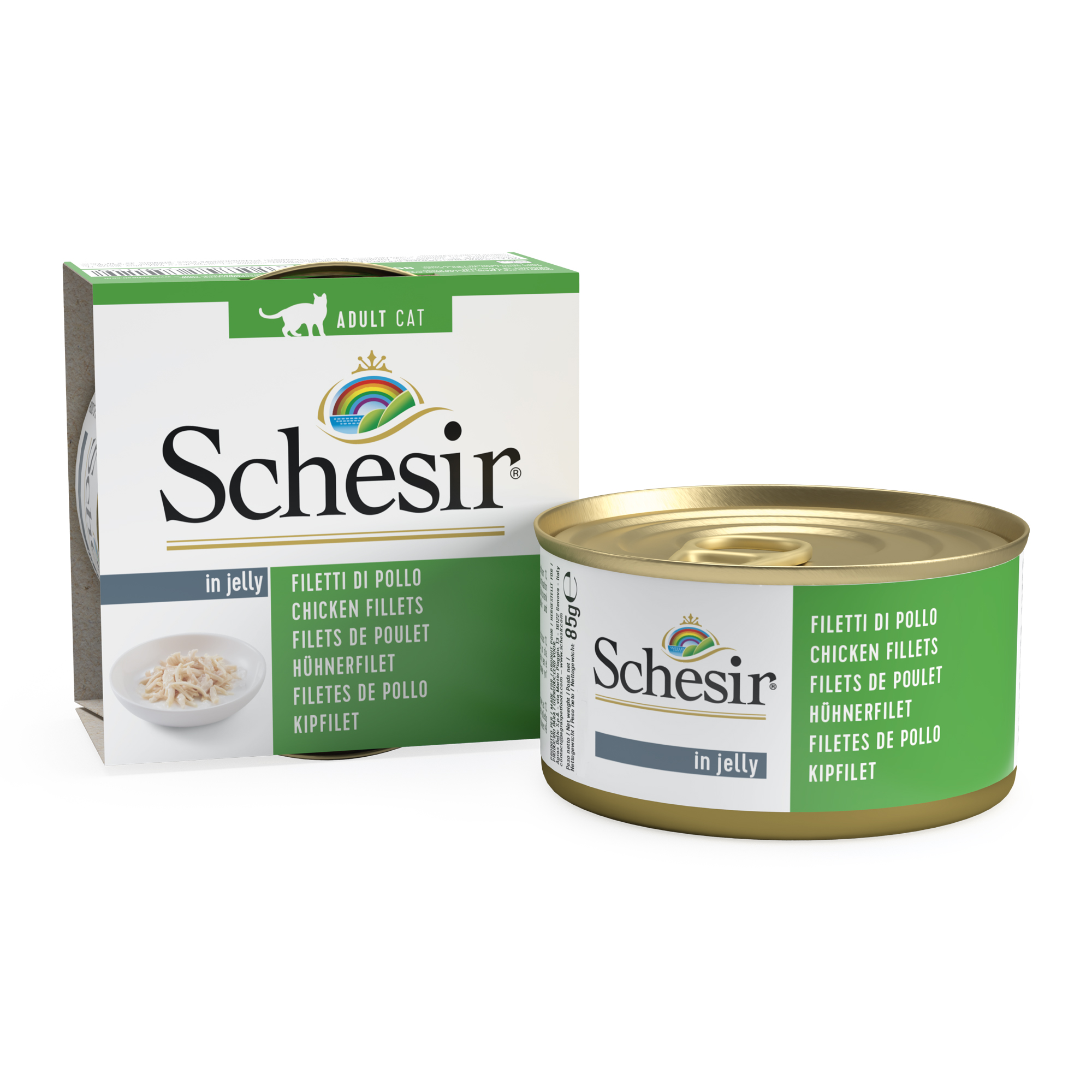 Schesir Chicken Wet Cat Food, 85g - شيسير تشيكين — للقطط طعام رطب بنكهة الدجاج، 85 جم - Image 3