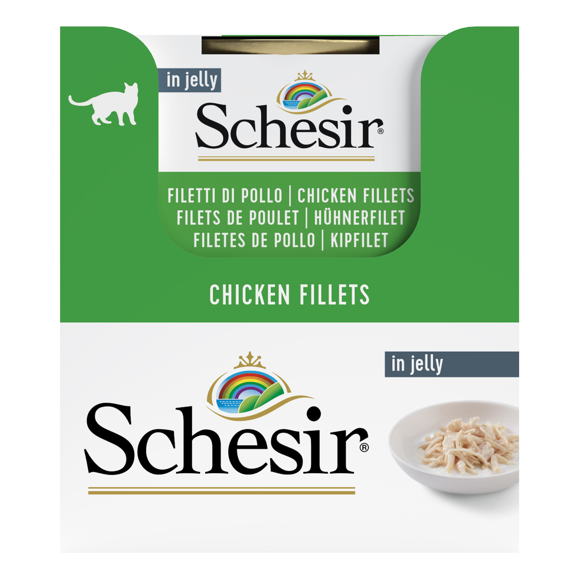Schesir Chicken Wet Cat Food, 85g - شيسير تشيكين — للقطط طعام رطب بنكهة الدجاج، 85 جم - Image 4