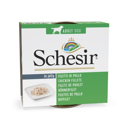 Schesir Chicken Wet Dog Food, 150g - شيسير تشيكين — للكلاب طعام رطب بنكهة الدجاج، 150 جم