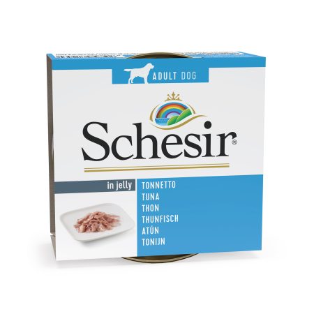 Schesir Tuna Wet Dog Food, 150g - شيسير تونا — للكلاب طعام رطب بنكهة التونة، 150 جم