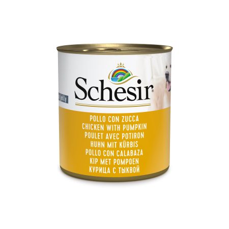 Schesir Chicken with Pumpkin Wet Dog Food, 285g - شيسير تشيكين ويث — للكلاب طعام رطب بنكهة الدجاج، 285 جم
