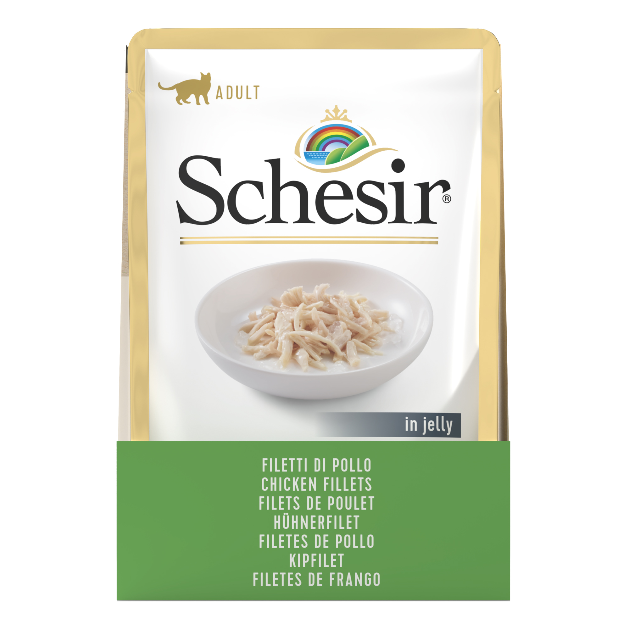 Schesir Chicken Pouch Wet Cat Food, 85g - شيسير تشيكين — للقطط طعام رطب بنكهة الدجاج، 85 جم - Image 3