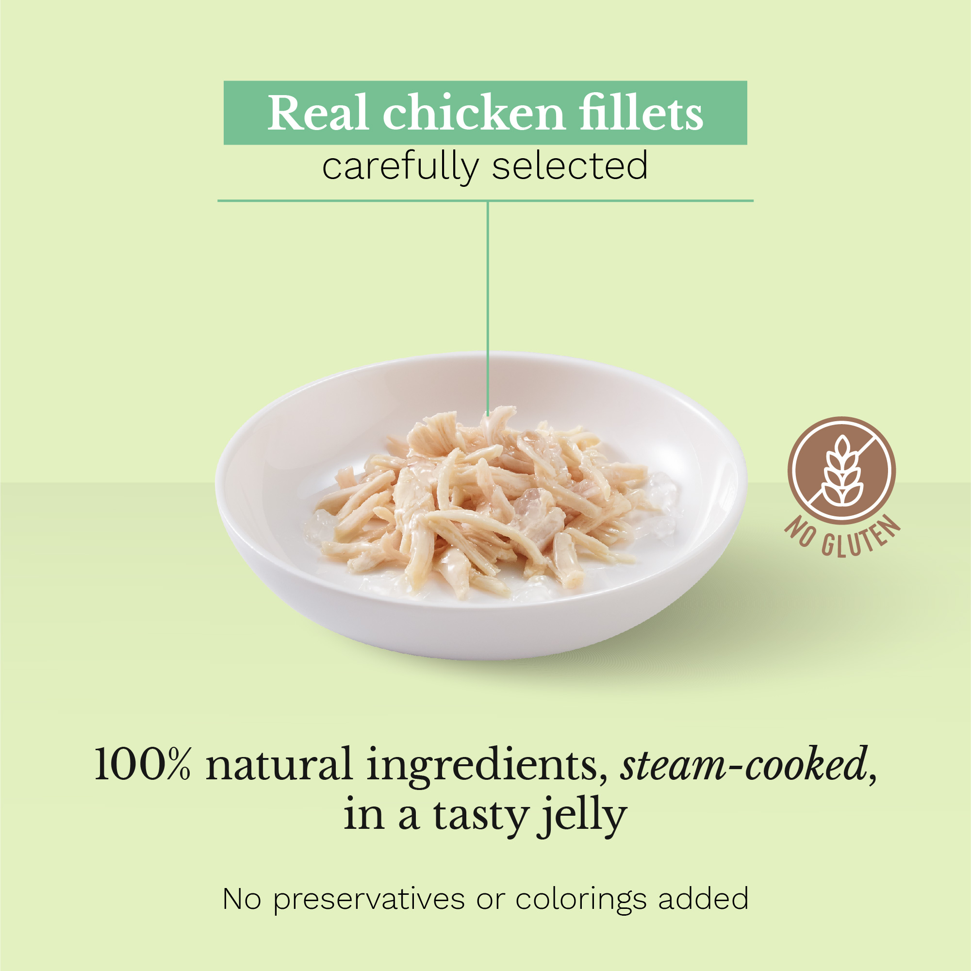 Schesir Chicken Pouch Wet Cat Food, 85g - شيسير تشيكين — للقطط طعام رطب بنكهة الدجاج، 85 جم - Image 2