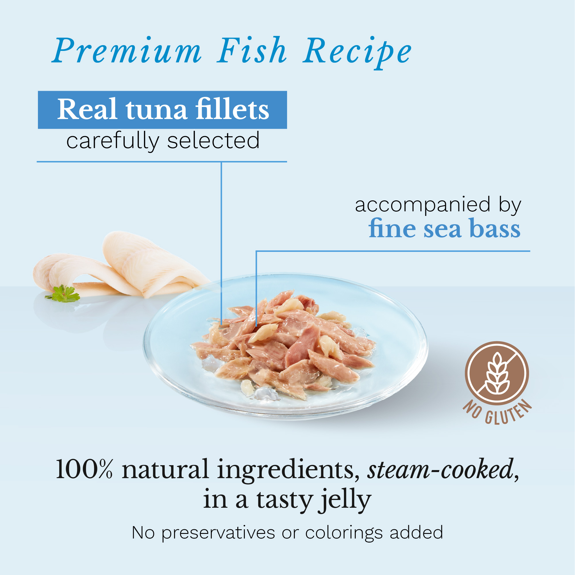 Schesir Tuna with Seabass Pouch Wet Cat Food, 85g - شيسير تونا ويث — للقطط طعام رطب بنكهة التونة، 85 جم - Image 2