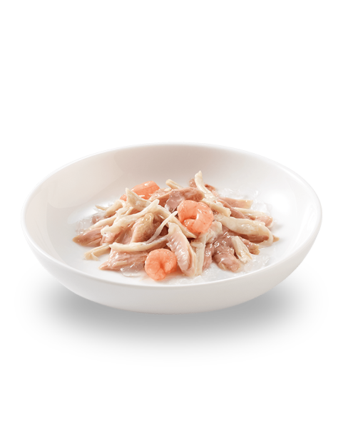 Schesir Tuna and Chicken with Shrimp Wet Cat Food, 50g - شيسير تونا اند — للقطط طعام رطب بنكهة الدجاج، 50 جم - Image 2