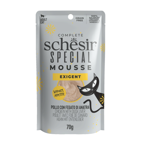 Schesir Special! Exigent Wet Cat Food, 70g - شيسير سبيكيال! يكسيجينت  — للقطط طعام رطب، 70 جم