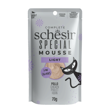 Schesir Special! Light Wet Cat Food, 70g - شيسير سبيكيال! ليغت — للقطط طعام رطب، 70 جم