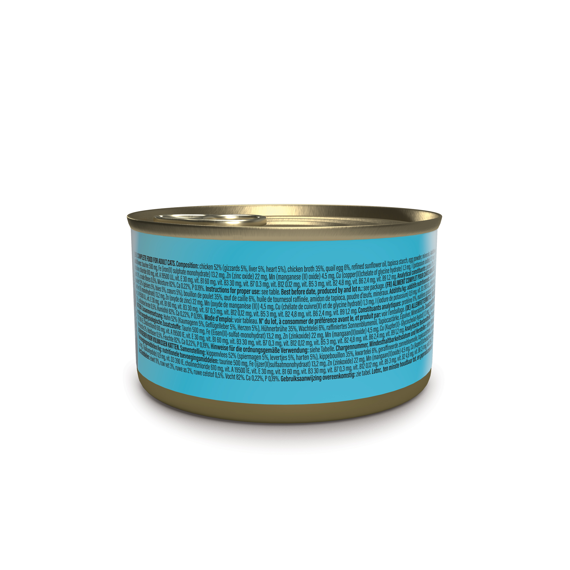 Schesir After Dark Pate Chicken & Quail Egg in Broth Cat Wet Food, 80g - شيسير أفتير دارك — للقطط طعام رطب بنكهة الدجاج، 80 جم - Image 5