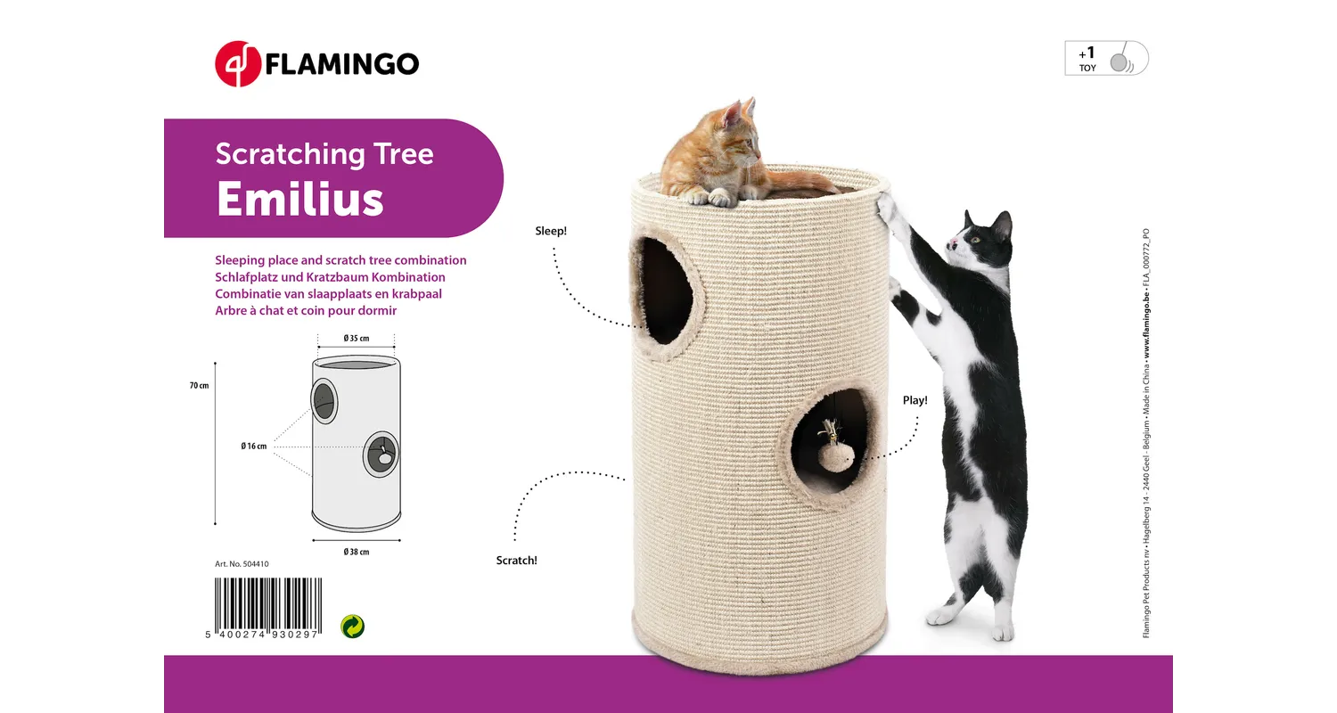 Flamingo Emilius Cat Tree - فلامينجو يميليوس — للقطط - Image 2