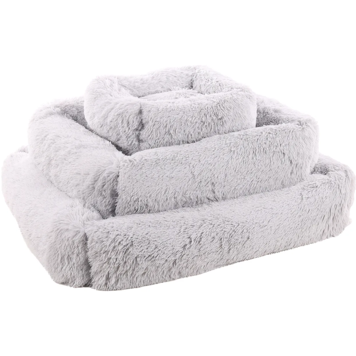 Flamingo Basket Krems Pet Bed, Light Grey, 50x40x15cm - فلامينجو باسكيت كريمس