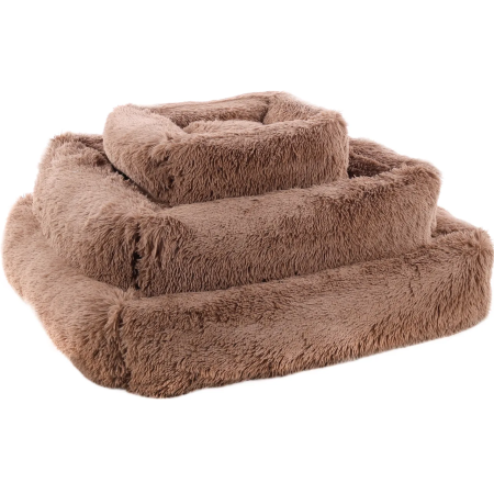 Flamingo Basket KremsPet Bed, Taupe, 50x40x15cm - فلامينجو باسكيت كريمسبيت