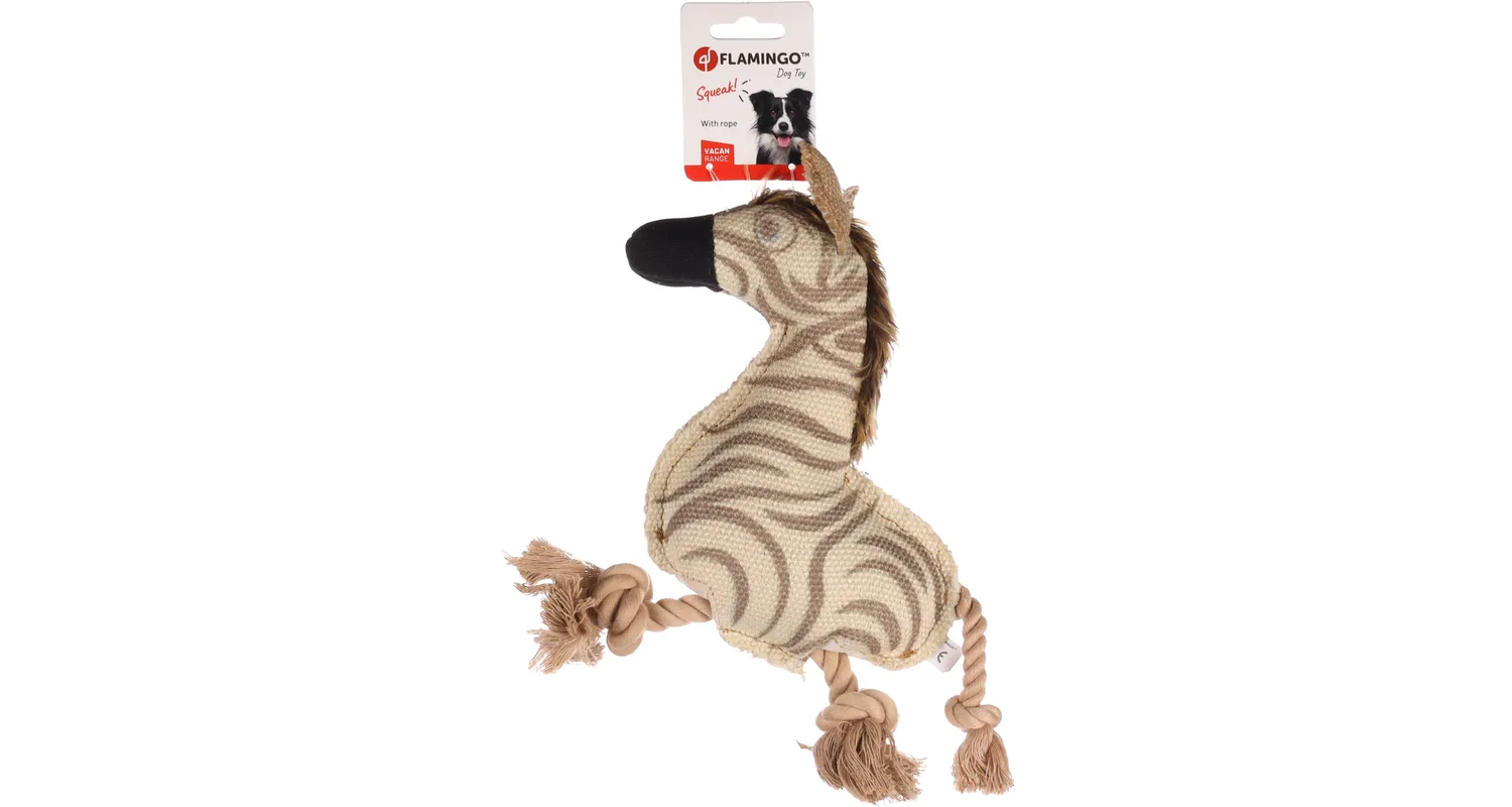 Flamingo Vacan Zebra Dog Toy - فلامينجو فاكان زيبرا — للكلاب طعام رطب - Image 2