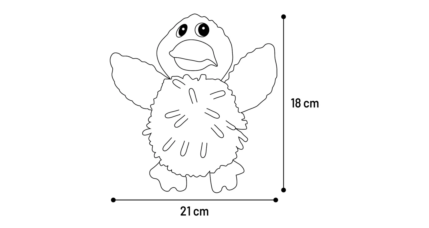 Flamingo Flufa Duck Dog toy - فلامينجو فلوفا دوك — للكلاب بنكهة البط - Image 3