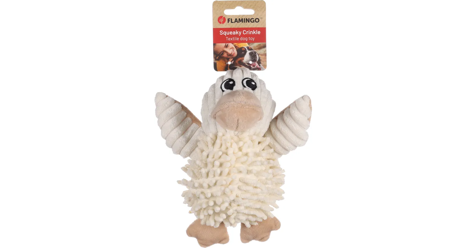 Flamingo Flufa Duck Dog toy - فلامينجو فلوفا دوك — للكلاب بنكهة البط - Image 2
