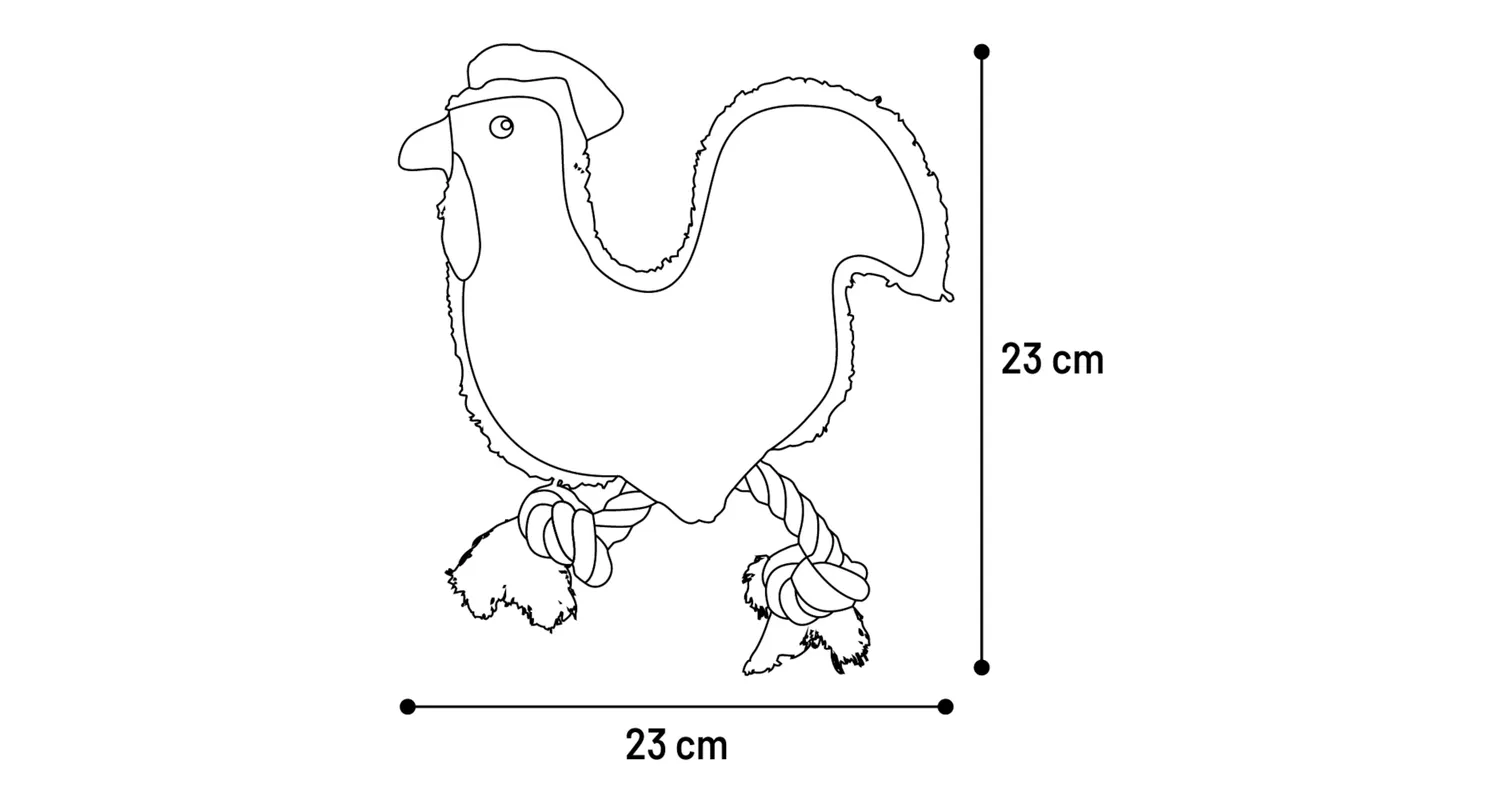 Flamingo Nada Rooster Dog Toy - فلامينجو نادا روستير — للكلاب - Image 3