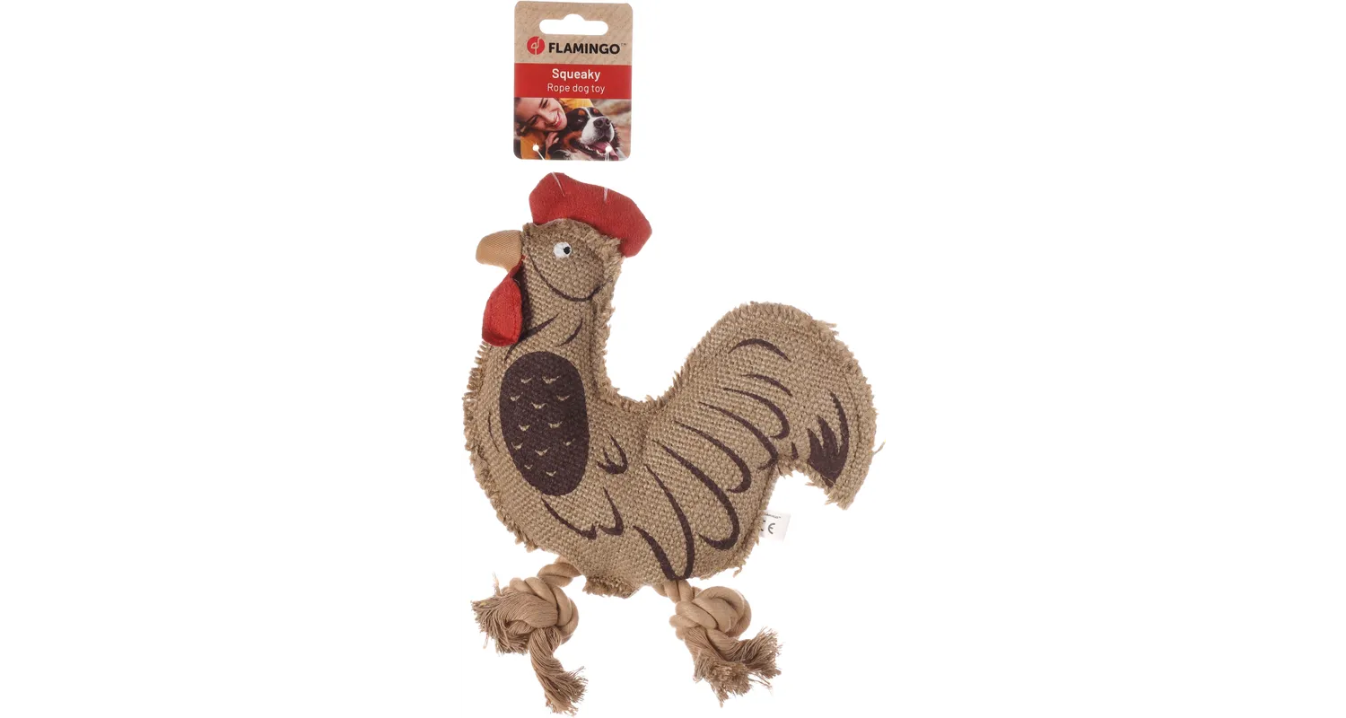 Flamingo Nada Rooster Dog Toy - فلامينجو نادا روستير — للكلاب - Image 2