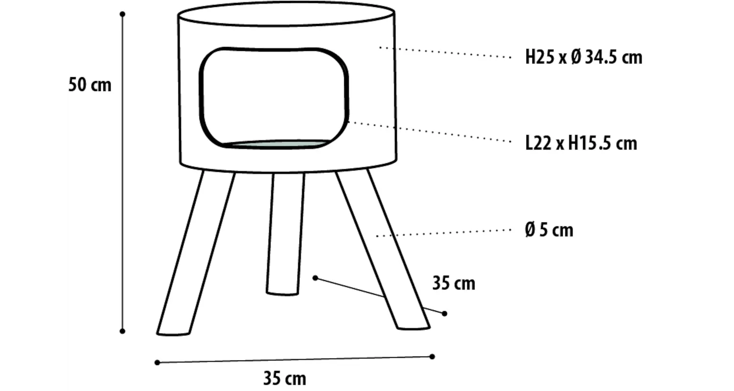 Flamingo Nordic Home Cat House - فلامينجو نورديك هومي — للقطط - Image 3