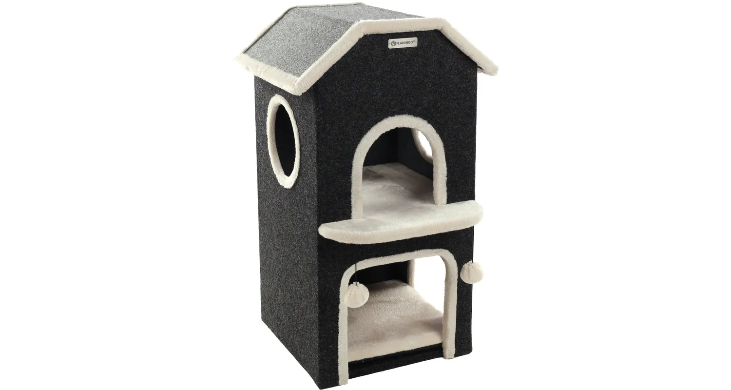 Flamingo Nordic Villa Cat Tree - فلامينجو نورديك فيللا — للقطط