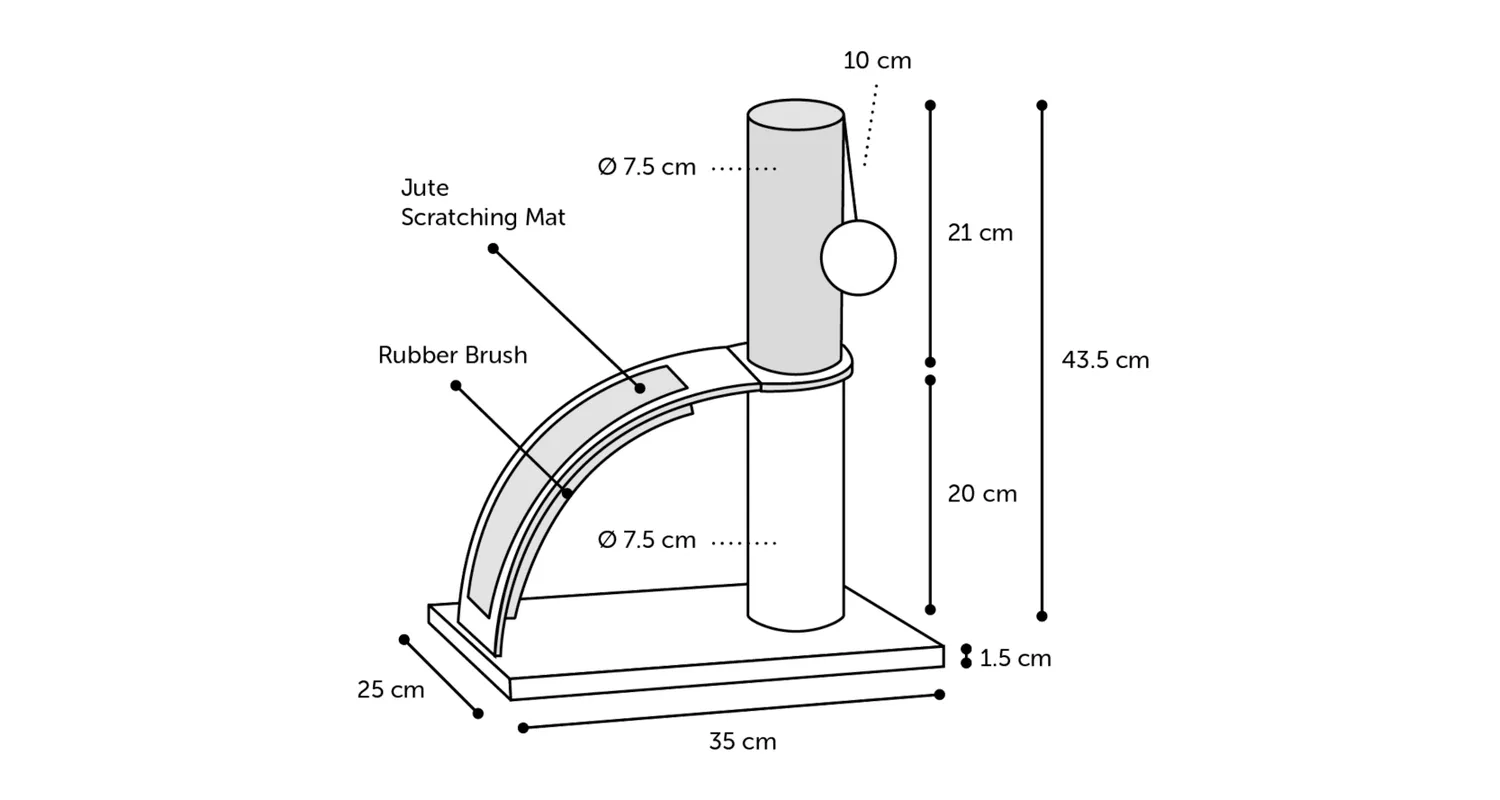 Flamingo Tessa Cat Tree - فلامينجو تيسسا — للقطط - Image 5