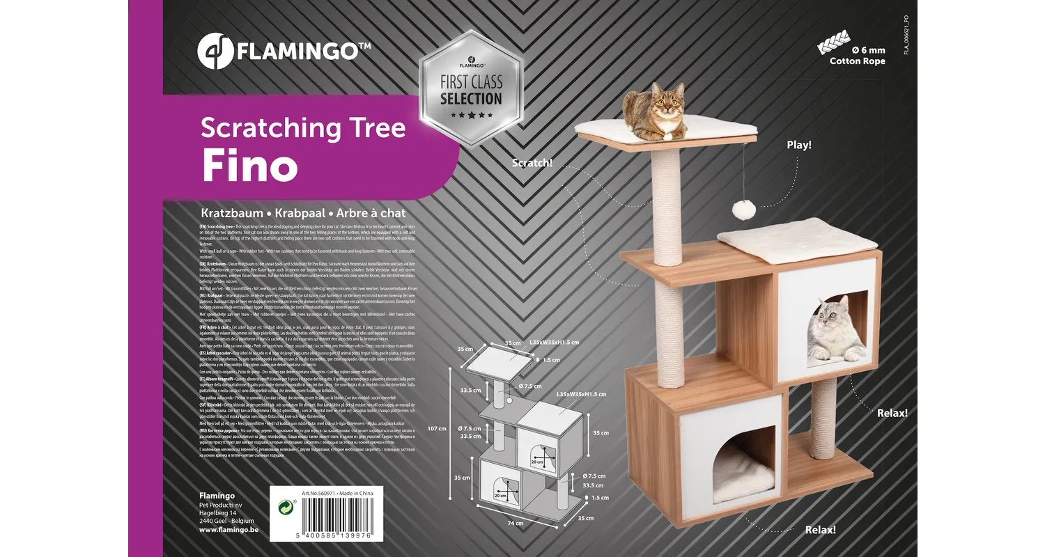 Flamingo Fino Dana Cat Tree - فلامينجو فينو دانا — للقطط - Image 4