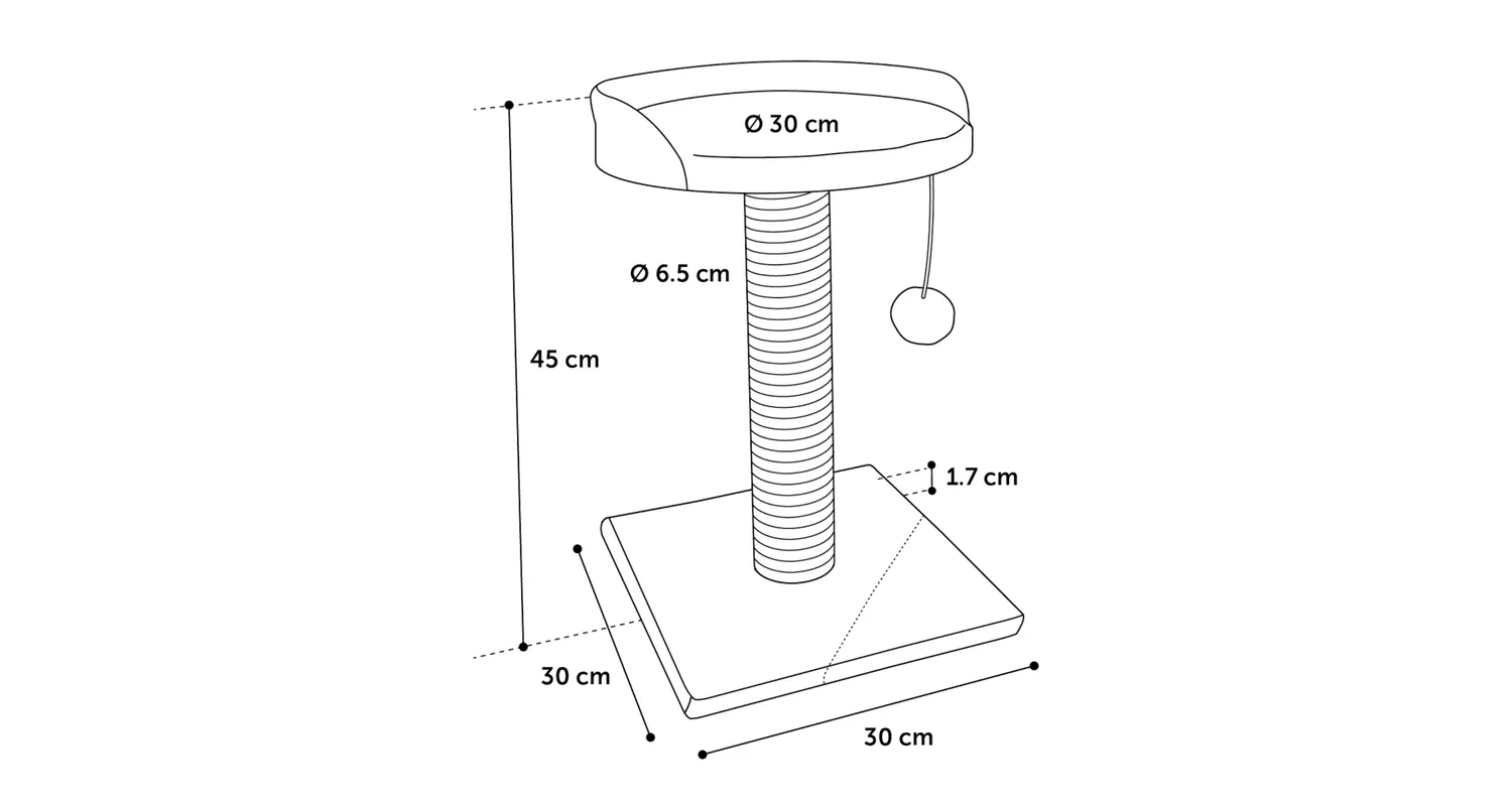 Flamingo Clark Cat Tree - فلامينجو كلارك — للقطط - Image 3