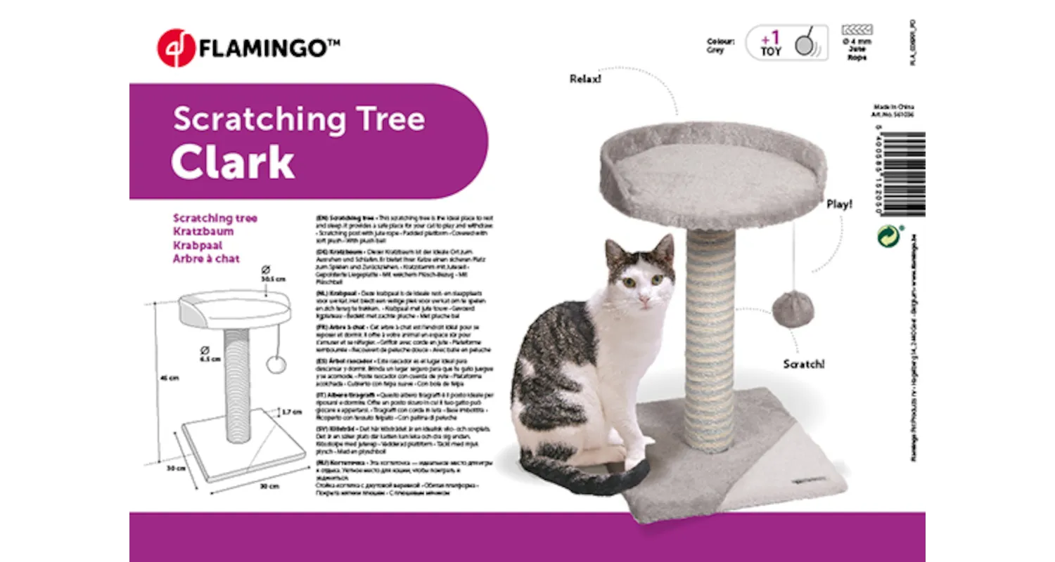 Flamingo Clark Cat Tree - فلامينجو كلارك — للقطط - Image 2