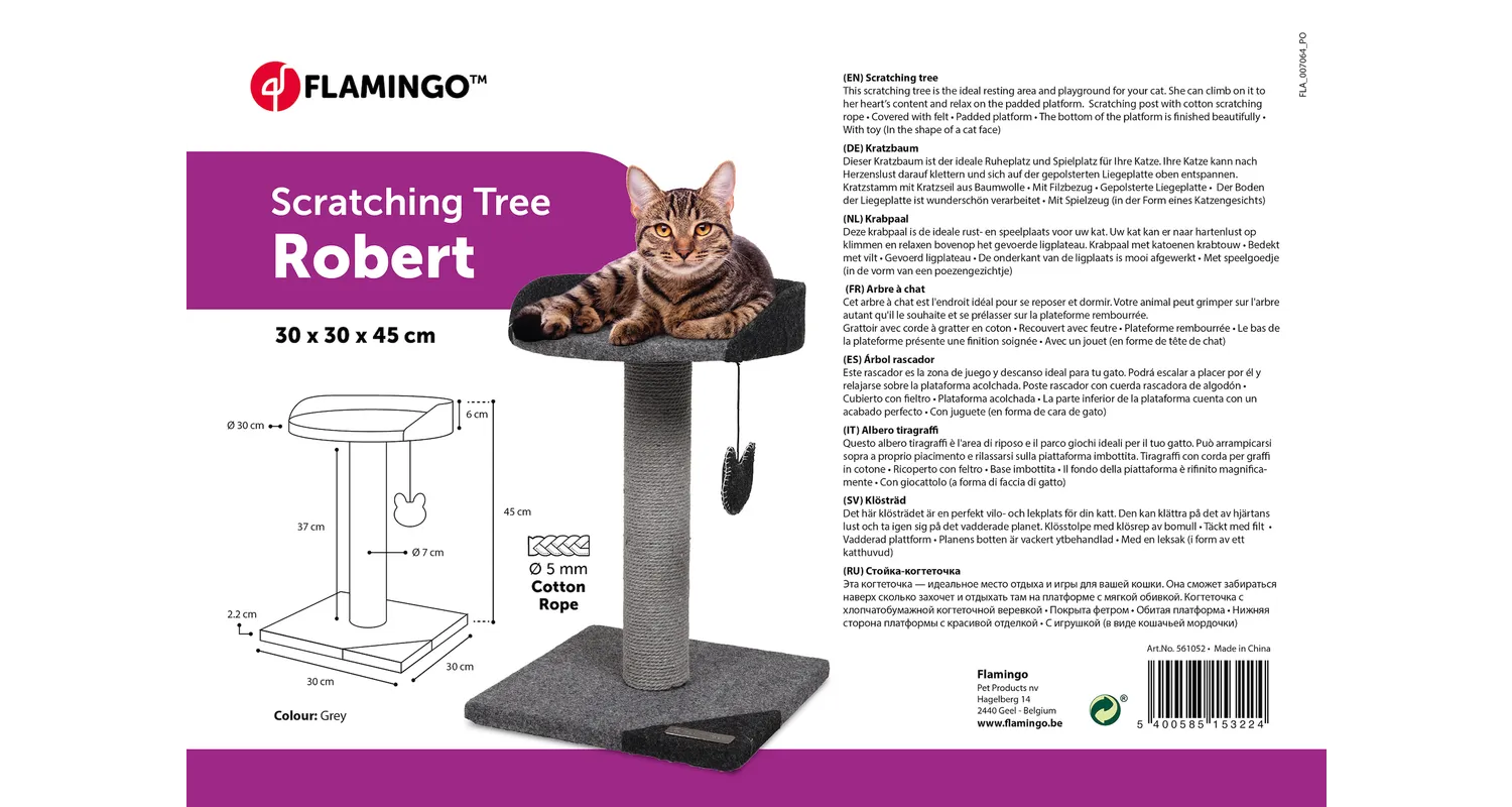 Flamingo Robert Cat Tree - فلامينجو روبيرت — للقطط - Image 3