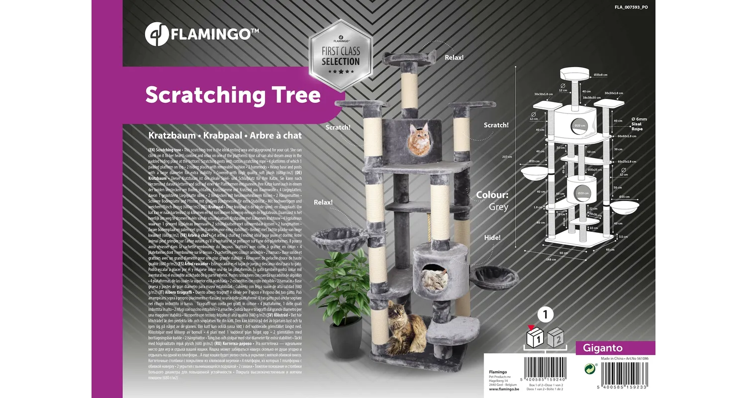 Flamingo Giganto Cat Tree - فلامينجو جيجانتو — للقطط - Image 3