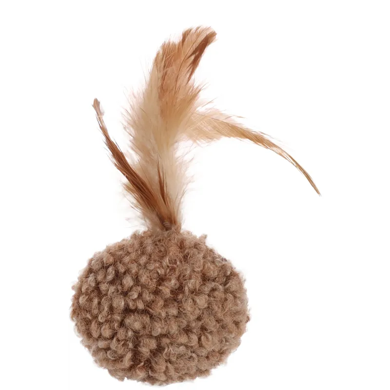 Flamingo Suava Ball Cat Toy, Brown - فلامينجو سوافا بالل — للقطط