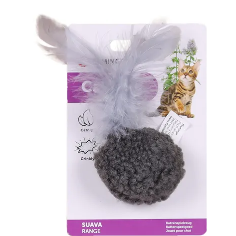 Flamingo Suava Ball Cat Toy, Dark Grey - فلامينجو سوافا بالل — للقطط - Image 2