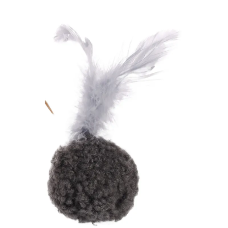 Flamingo Suava Ball Cat Toy, Dark Grey - فلامينجو سوافا بالل — للقطط