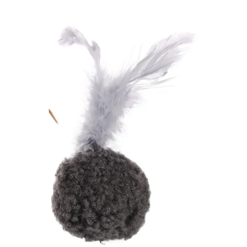 Flamingo Suava Ball Cat Toy, Dark Grey - فلامينجو سوافا بالل — للقطط