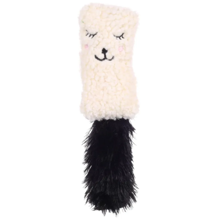 Flamingo Suava Cushion with Catnip Cat Toy, Cream - فلامينجو سوافا كوشيون — للقطط