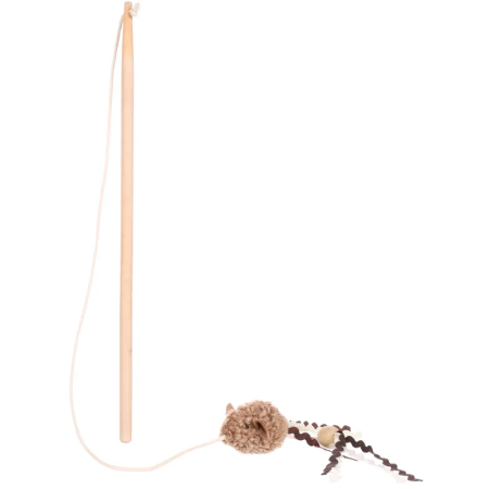 Flamingo Suava Dangler Mouse Cat Toy, Brown - فلامينجو سوافا دانجلير — للقطط