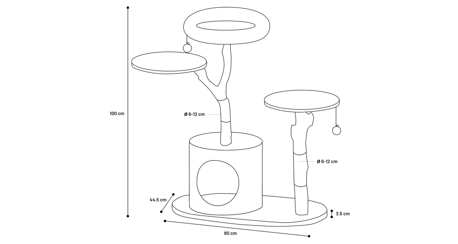 Flamingo Hina Cat Tree - فلامينجو هينا — للقطط - Image 4