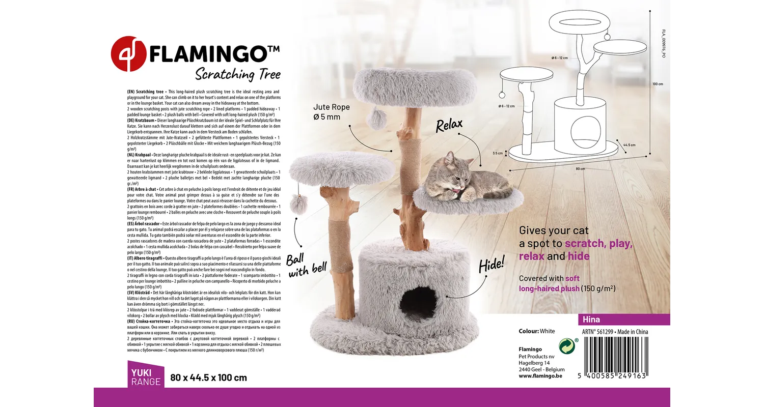 Flamingo Hina Cat Tree - فلامينجو هينا — للقطط - Image 3