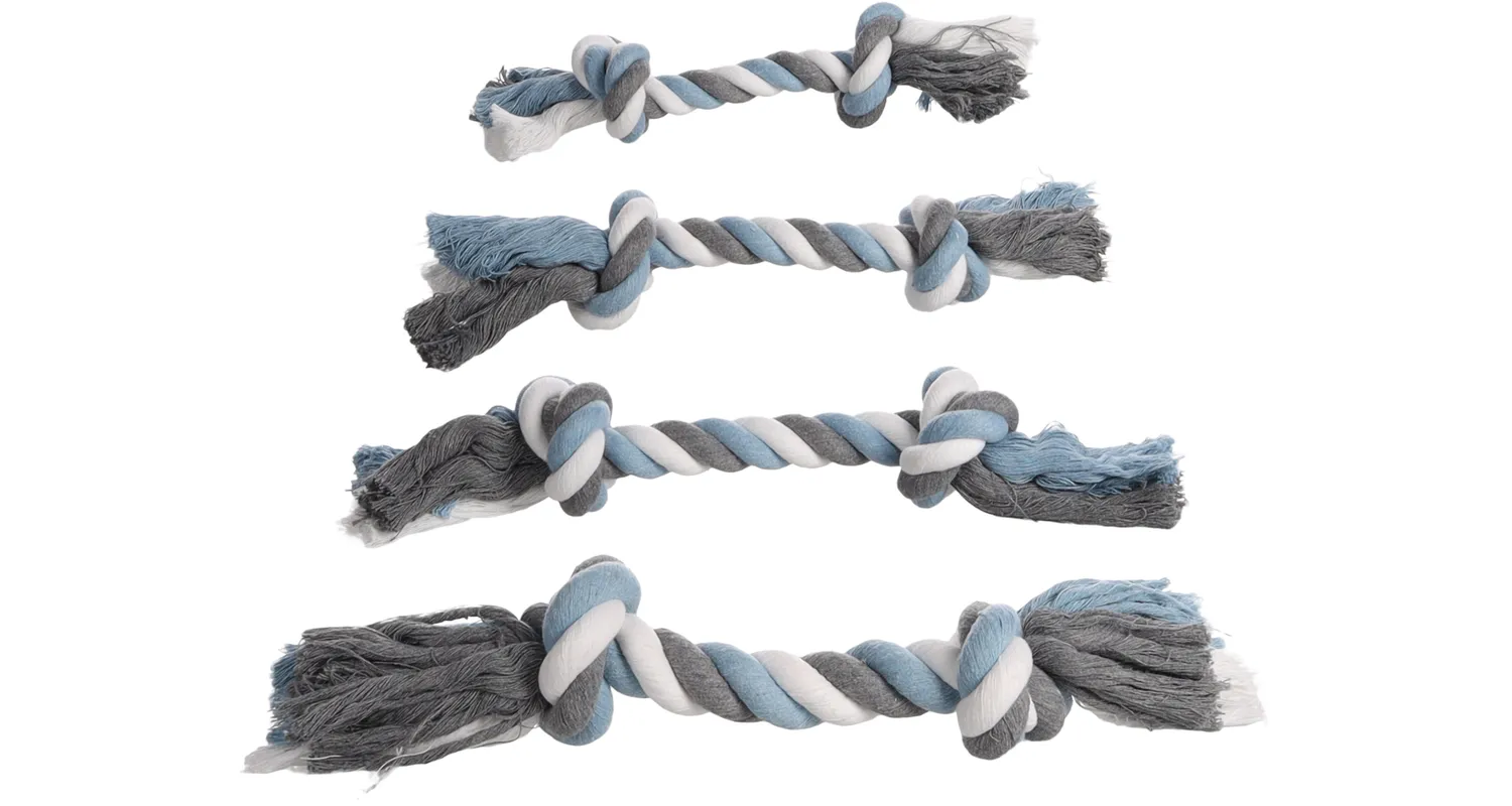 Flamingo Jim Knotted with 2 Knots Dog Toy - فلامينجو جيم كنوتتيد — للكلاب - Image 2