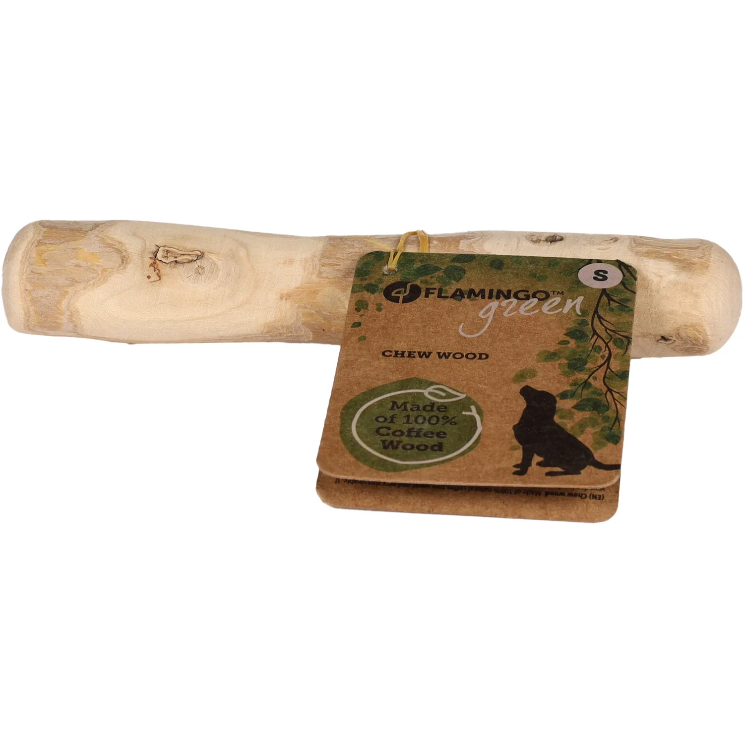 Flamingo Natural Chewy Wood Dog Toy - فلامينجو ناتورال تشيوي — للكلاب مكافآت