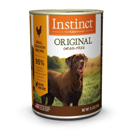 Instinct Original Real Chicken Wet Dog Food, 374g - إنستينكت وريجينال ريال — للكلاب طعام رطب بنكهة الدجاج، 374 جم